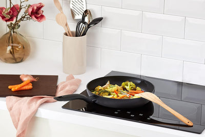 Tefal C69506 Hard Titanium Plus Pfanne | 28 cm | antihaftbeschichtet | Aluminium | schwarz 28 cm