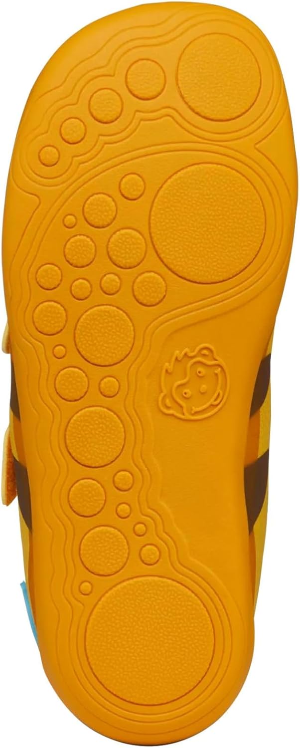 Affenzahn Barfussschuh Baumwolle Lucky Klettverschluss Vegan rutschfest Flexibel Reflektierend für