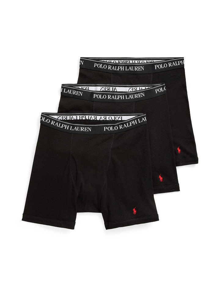 Polo Ralph Lauren Herren Baumwolle mit Klassischer Passform Boxershorts (3er Pack) XXL Polo Schwarz/