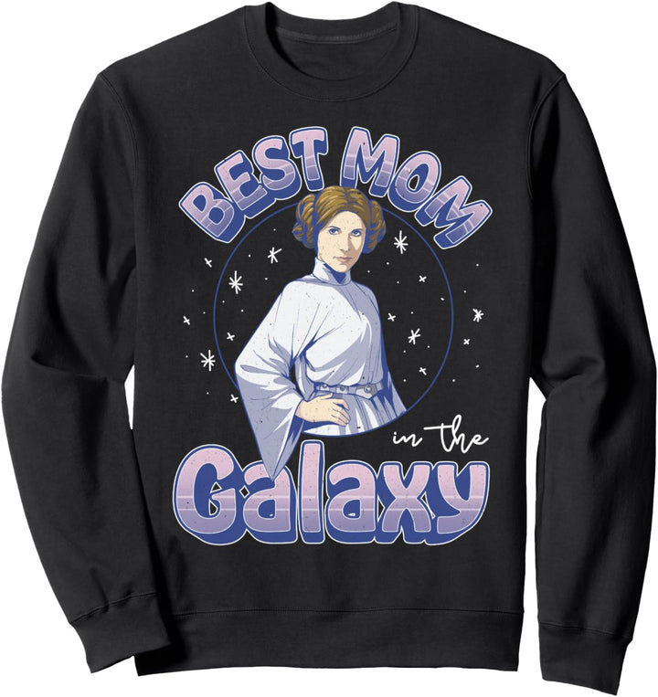 Star Wars Muttertag Best Mom In The Galaxy Princess Leia Sweatshirt