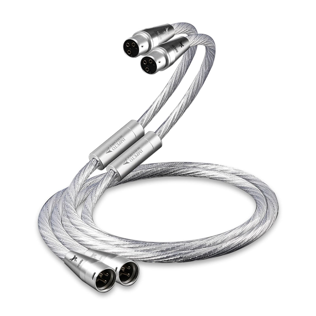 Impeto high end XLR Kabel，HIFI Mikrofonkabel, S-OCC 3-Pin XLR Stecker auf Buchse Mikrofonkabel für M