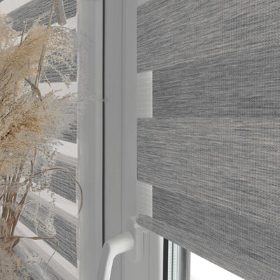 Home-Vision® DuoRollo Klemmfix, Doppelrollo ohne Bohren mit Klämmträgern, Rollos für Fenster und Tür