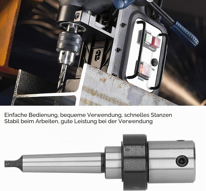 Magnetbohrer Ringfräserdorn MT2 Morsekegeldorn Innenkühlung Bohrbüchse R8 Adapter Zum Bohren von 0,8