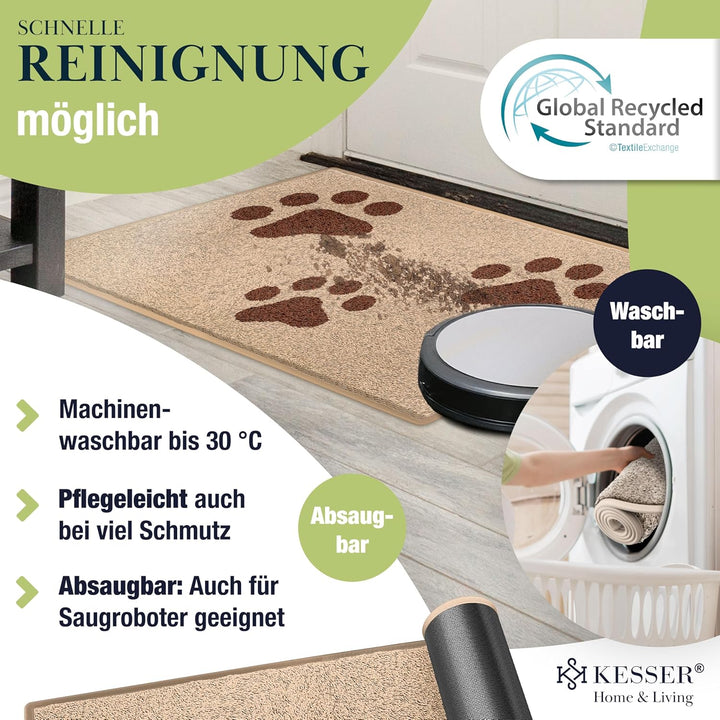 KESSER Schmutzfangmatte, Profi Fussmatte in vielen Grössen, Türmatte, Teppich, Fussabtreter & Fussab
