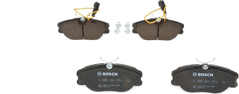 Bosch BP185 Bremsbeläge - Vorderachse - ECE-R90 Zertifizierung - vier Bremsbeläge pro Set