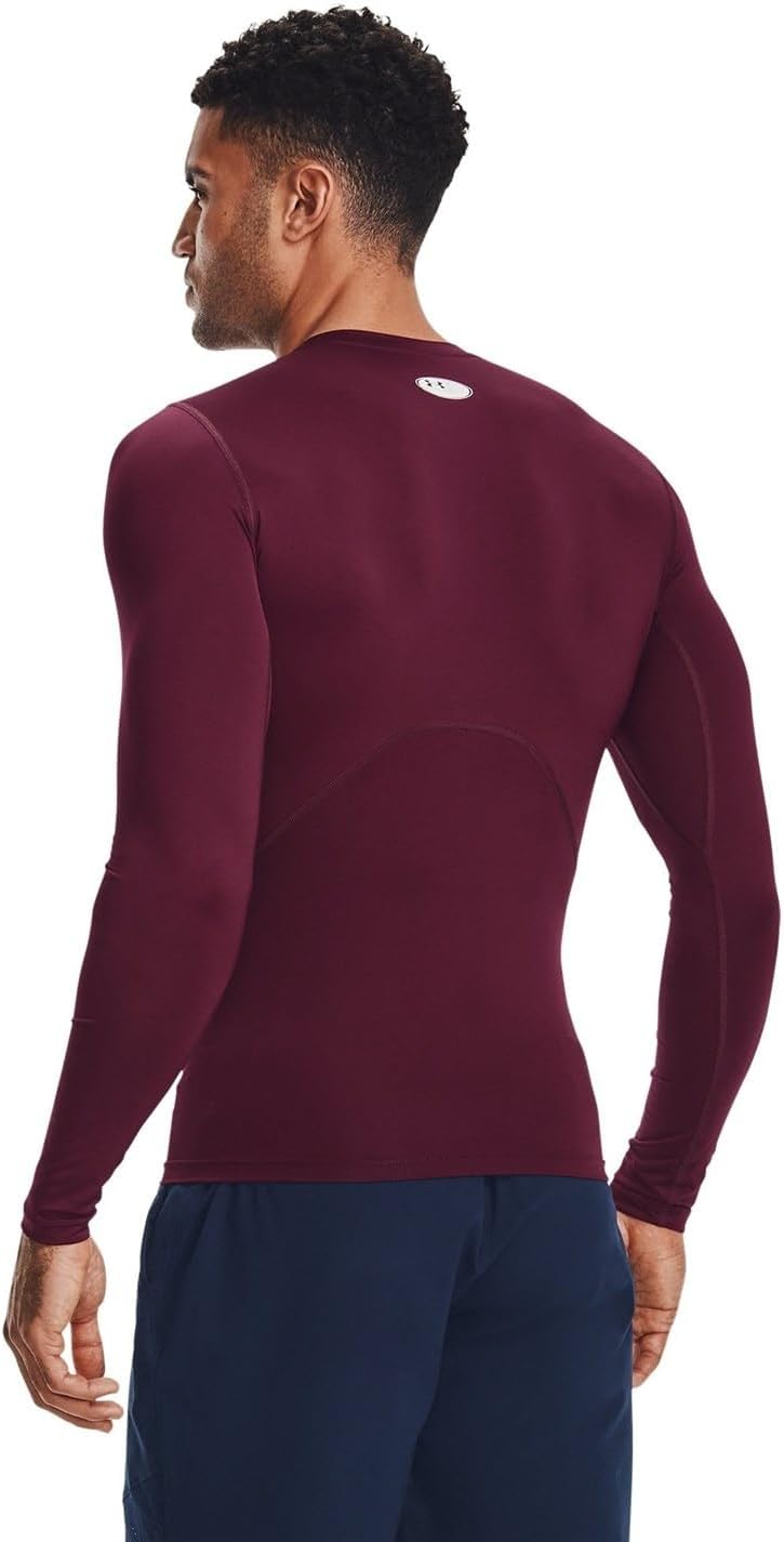 Under Armour Men's Ua Hg Armour Comp Ls Long-Sleeve Sports Top, Breathable Long-Sleeved Top for Men