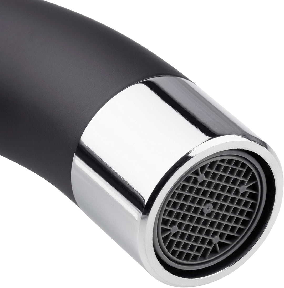 Cornat Spültisch-Einhebelarmatur "Noir" - Black Edition - Robuster Druckgusskörper - matt schwarz /
