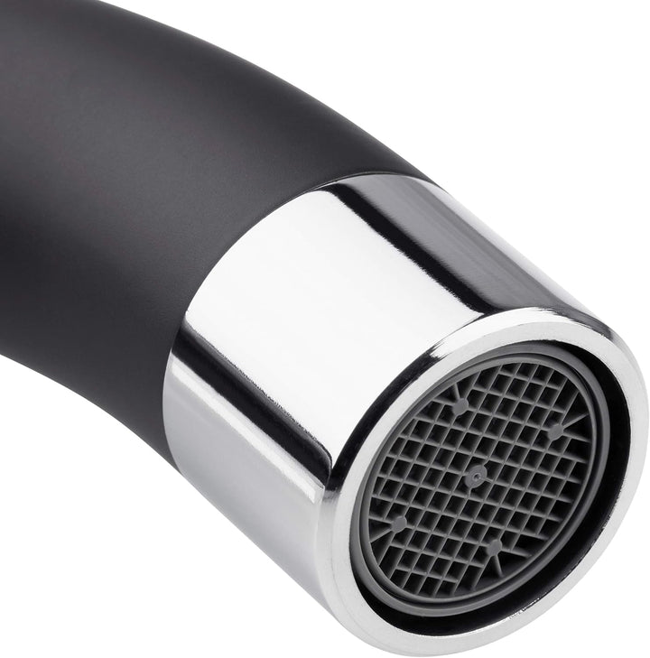 Cornat Spültisch-Einhebelarmatur "Noir" - Black Edition - Robuster Druckgusskörper - matt schwarz /