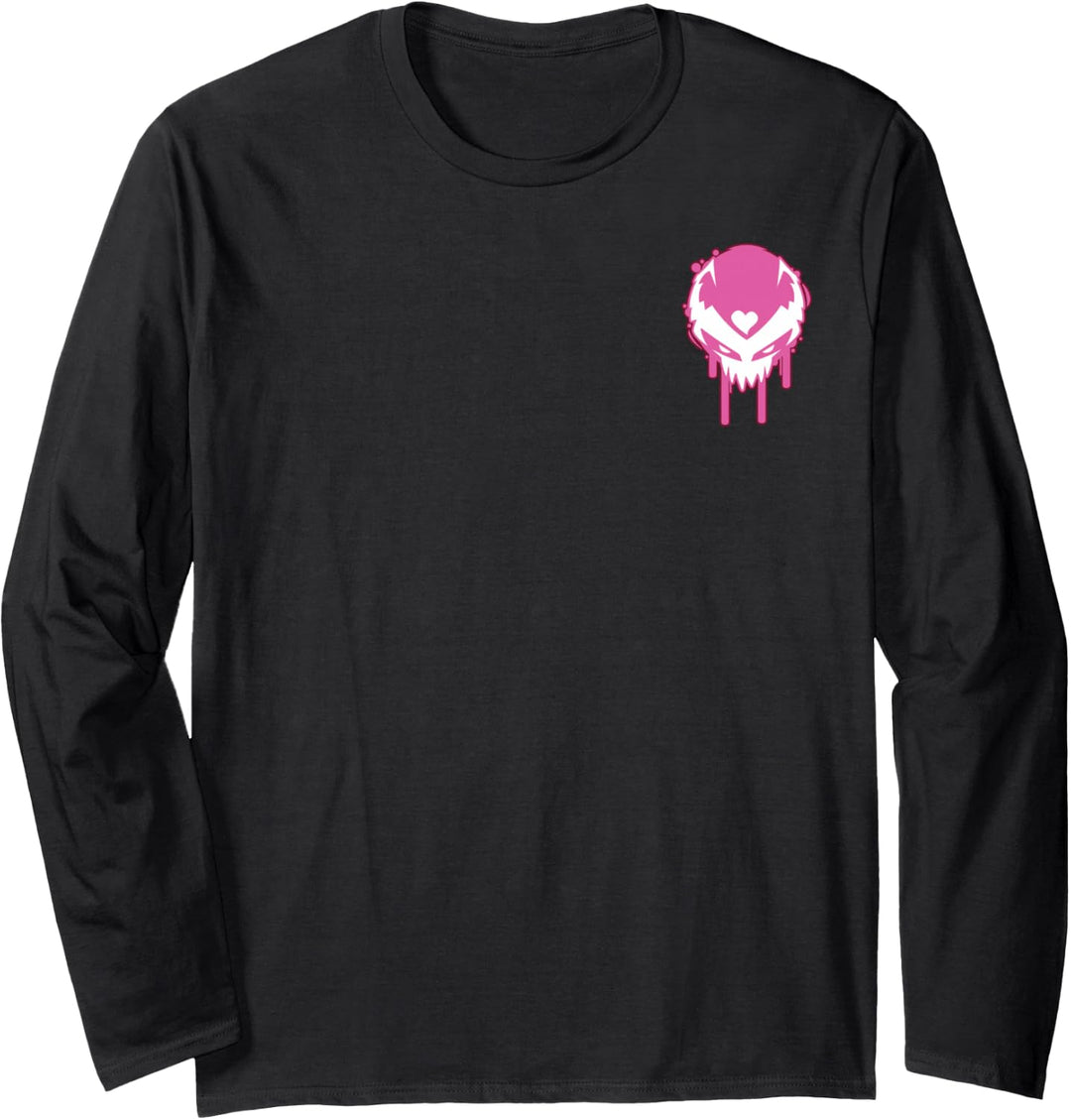 Marvel Venomized Spider-Gwen Left Chest Badge Langarmshirt