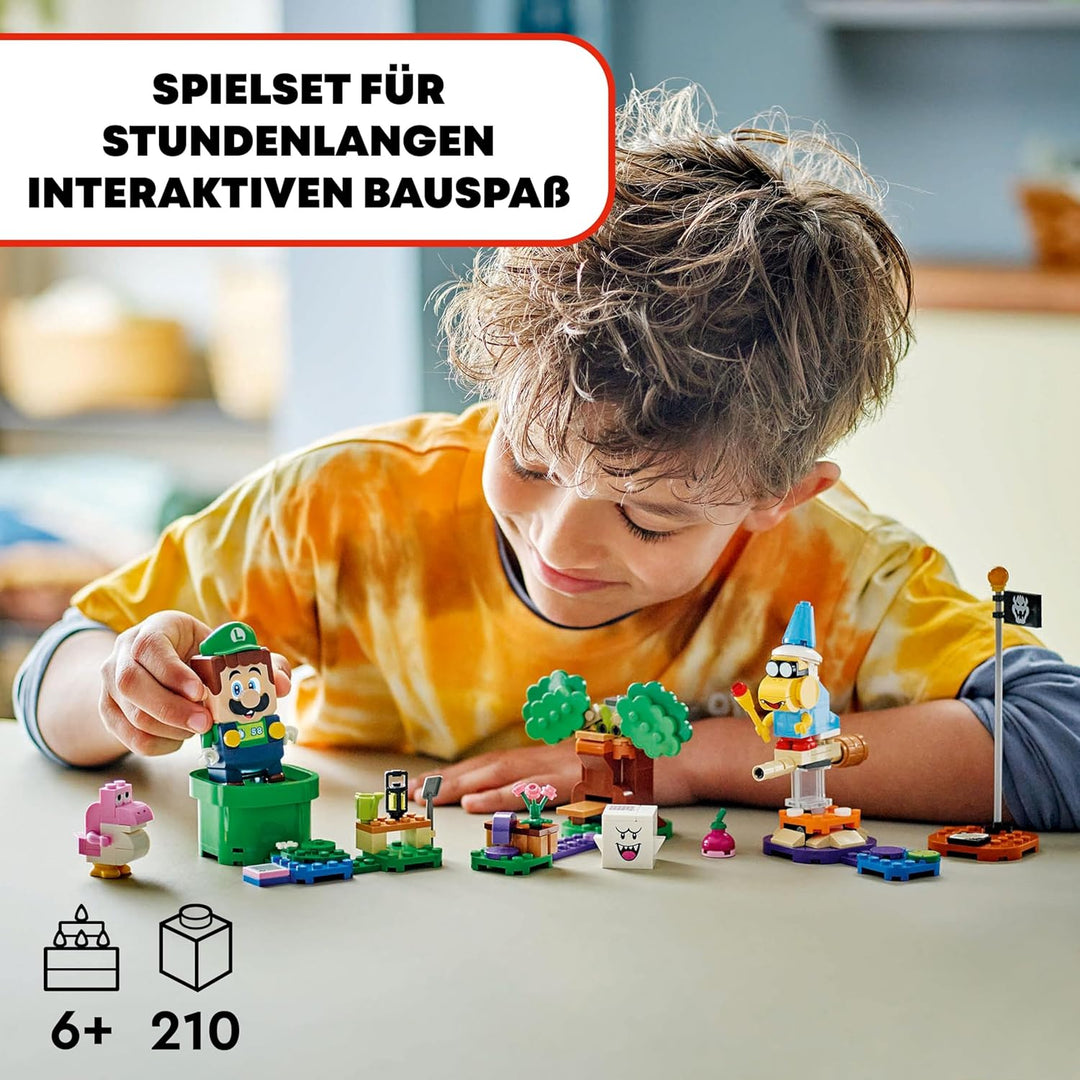 LEGO Super Mario Abenteuer mit dem interaktiven Luigi, Nintendo Geschenk für Jungen, Mädchen und Gam