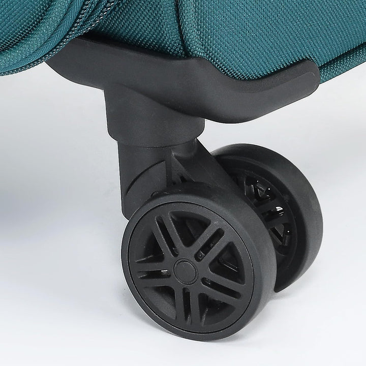 BEIBYE Kofferset Trolley Gepäckset Stoff Dehnungsfuge Koffer Reisekoffer (Türkis)
