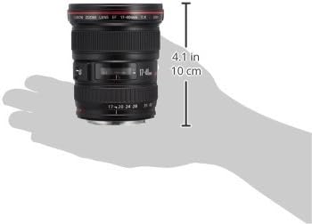 Canon EF 17-40mm F4L USM Objektiv (77mm Filtergewinde) schwarz Single, Single