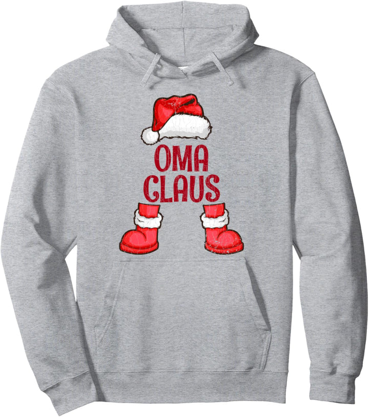 Oma Claus Lustiges Weihnachts-Geschenk Familien Pullover Hoodie
