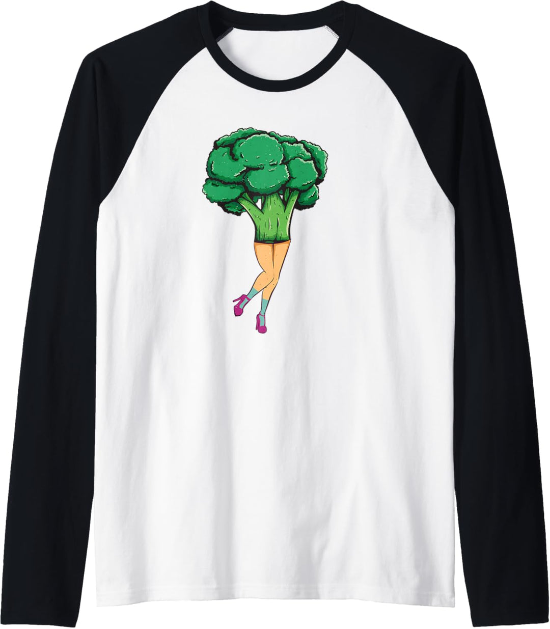 Vintage Brokkoli Vegan Broccoli - Gemüse Veggie Brokkoli Raglan