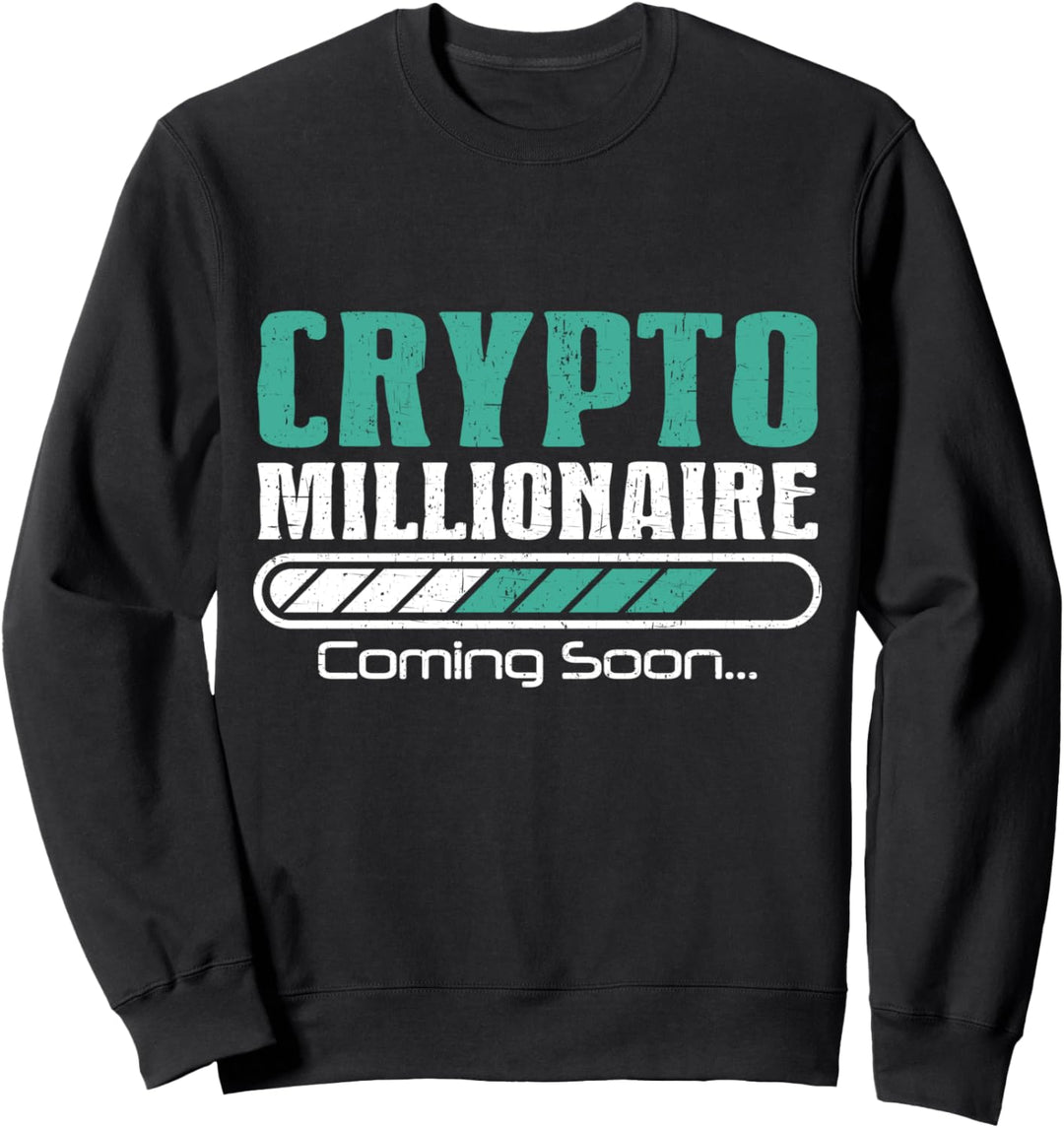 Bitcoin Crypto Lustige Krypto Währungsblockkette Sweatshirt