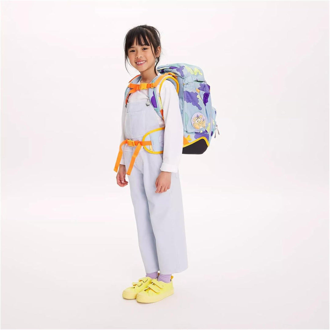 ergobag Pack Set ergonomischer Schulrucksack flexibel 6-teilig Set 1. Klasse Grundschule für Mädchen