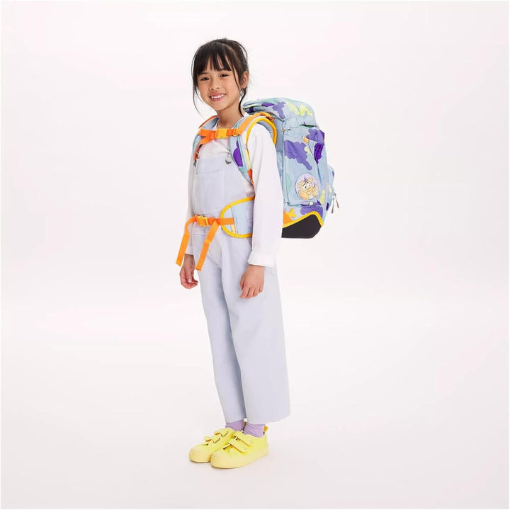 ergobag Pack Set ergonomischer Schulrucksack flexibel 6-teilig Set 1. Klasse Grundschule für Mädchen