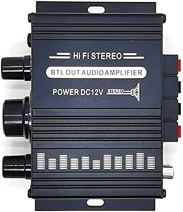 12V 400W Aluminium HiFi Audio Verstärker Auto Stereo Mini Power Amplifier, Stereo-Audioverstärker fü
