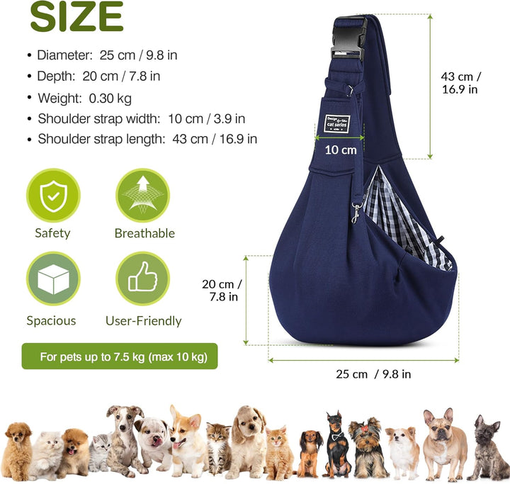 ALLSOPETS Tragbare Hundetragetasche Reisen Haustiertaschen Katzentragetasche Haustiere Welpen Kleine