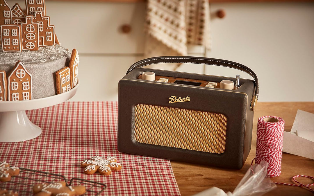 Roberts Revival UNO BT Dab+/FM/Bluetooth Radio, tragbar, Radiowecker, Dunkelgrün, Dunkelgrün