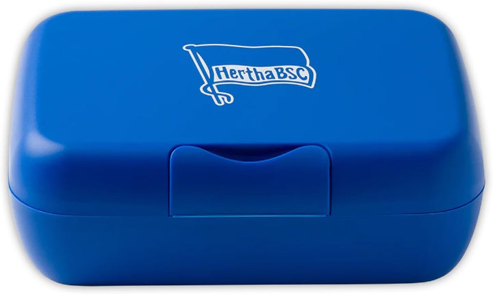 Hertha BSC Berlin Brotdose - Logo - blau Lunchbox Frühstücksbox Vorratsdose - Plus Lesezeichen I lov