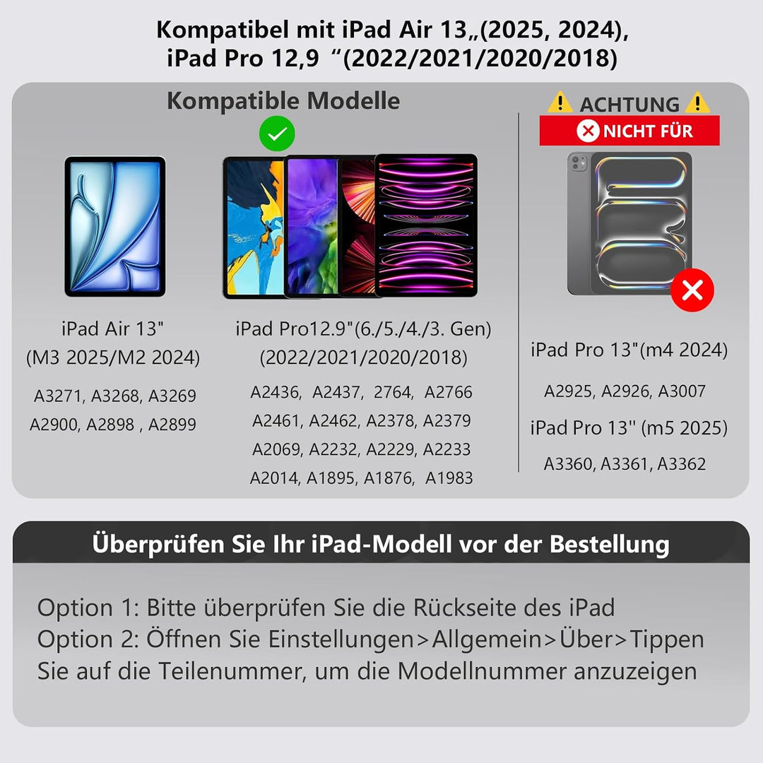 Tastaturhülle für iPad Air 13&