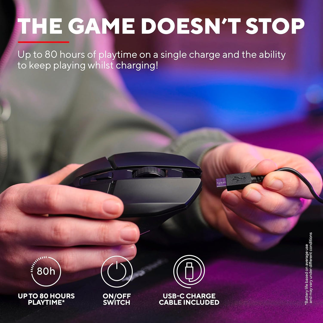 Trust GXT 1794 Set Gaming Tastatur QWERTZ DE Layout mit Funkmaus und Mauspad, 3-in-1 LED Gaming Pake