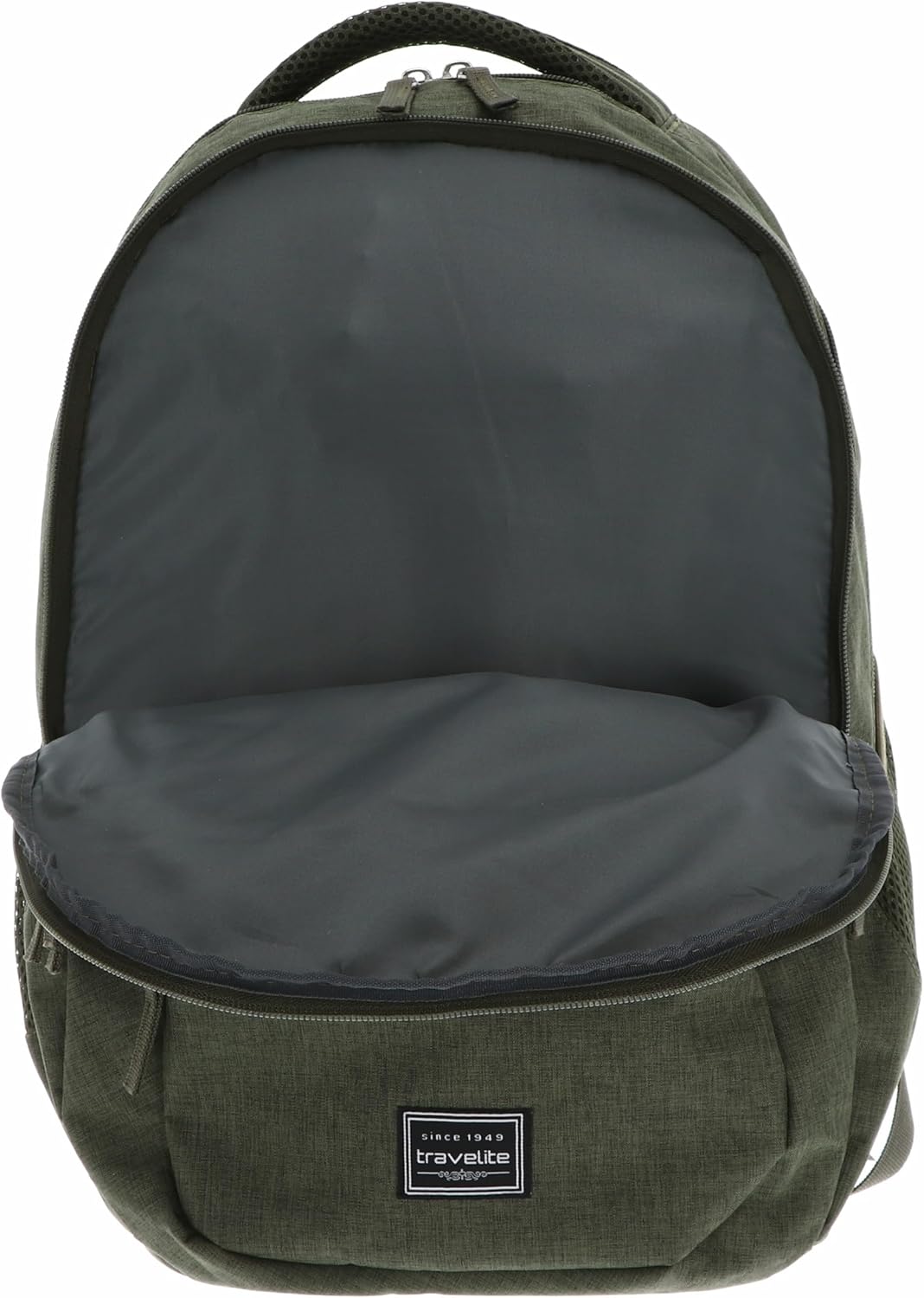 Travelite Handgepäck Rucksack, Laptop Rucksack 15,6 Zoll, BASICS, Daypack, Tagesrucksack mit vielen