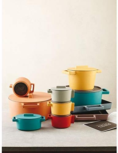 Sambonet 51601M26 Terra.Cotto Cast Iron Grillpfanne, quadratisch, Gusseisen, Violet, 26 x 26 x 4.5 c