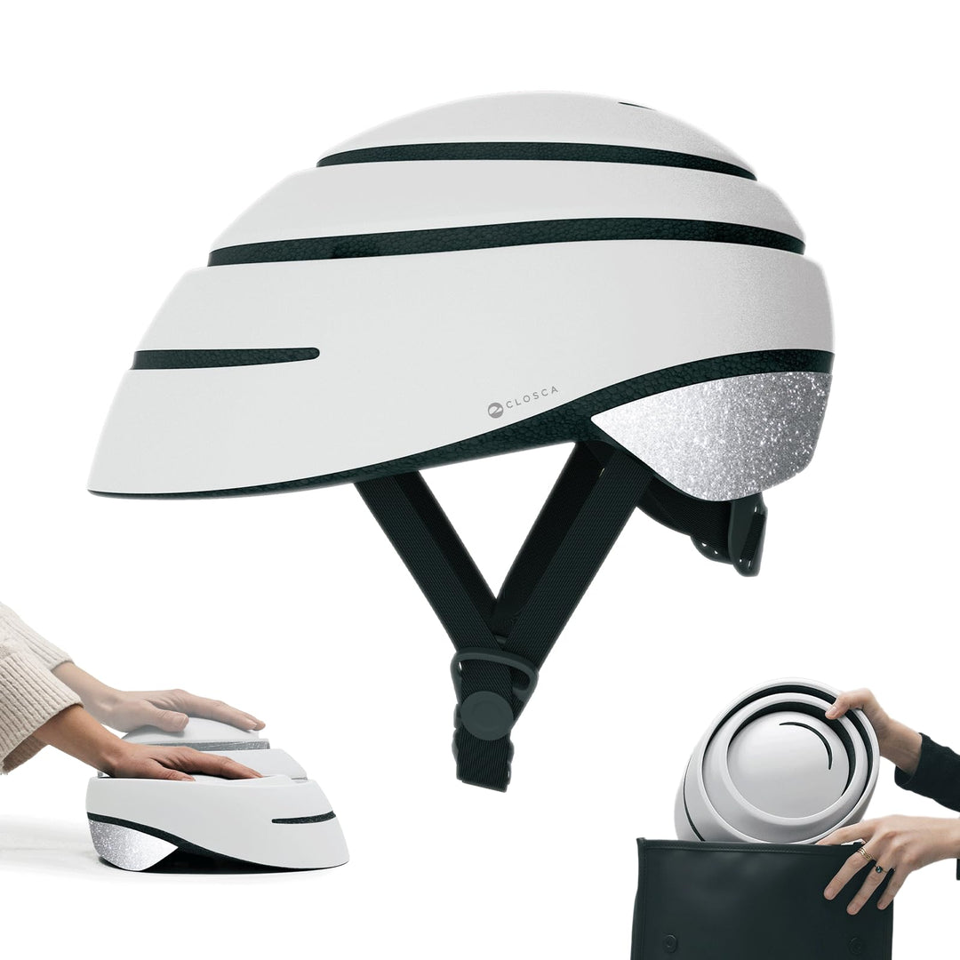 CLOSCA Faltbarer Helm.Fahrradhelm für Erwachsene. Fahrradhelm und Rollerhelm Zertifiziert. Pendlerhe