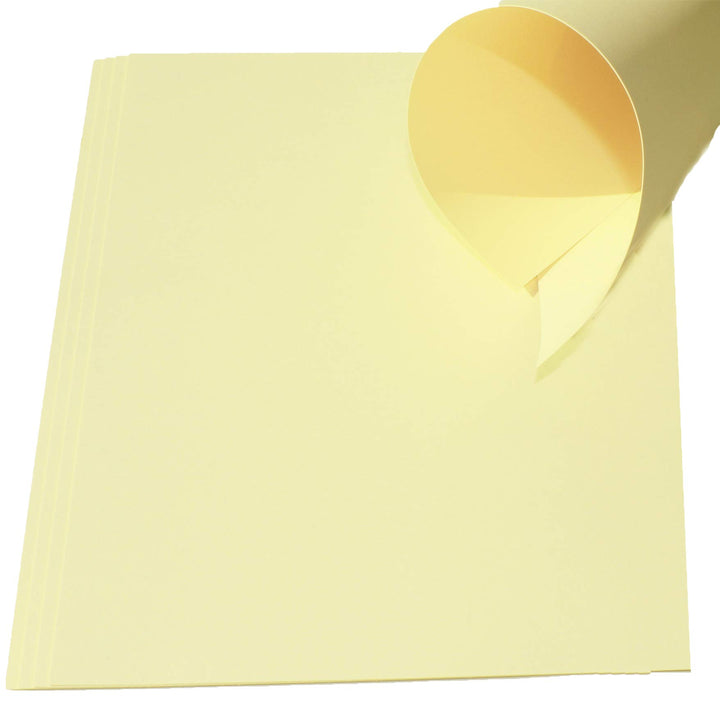 10 Blatt Ton-Bastel-Karton DIN A3 240g/m² hellgelb dickes Ton-Papier 297x420mm PREMIUM super zum Bas