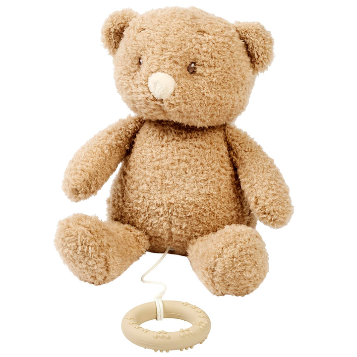 Nattou Spieluhr, Baby-Bär, Wiegelied «La-Le-Lu», Mit Ring, 100% Polyester, Teddy, Braun