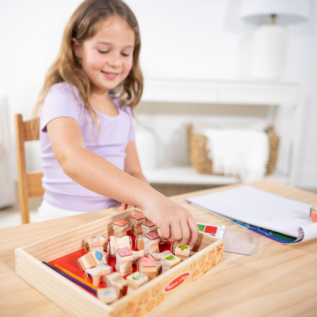 Melissa &amp; Doug Lieblingssachenstempelset | Kunsthandwerk | Stempelset | 3+ | Geschenk für Jungen ode