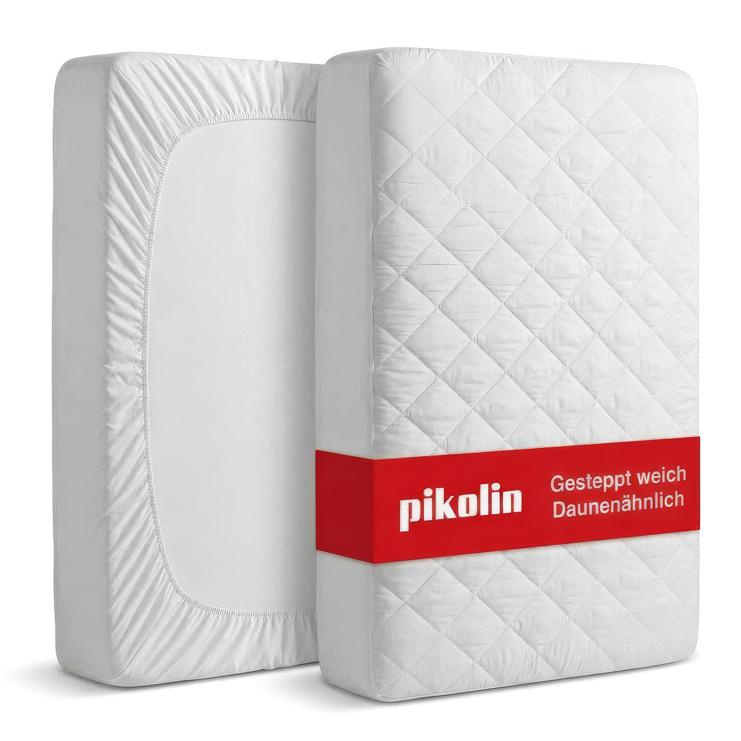 Pikolin Home - Anpassbares Betttuch aus 100 % Baumwolle, atmungsaktiv, langlebig und widerstandsfähi