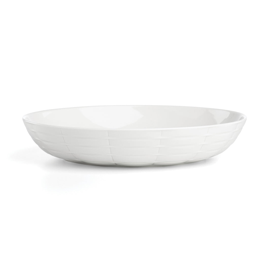 Lenox Entertain 365 Sculpture Low Dinnerschale, Weiss Low Dinner Bowl, Low Dinner Bowl