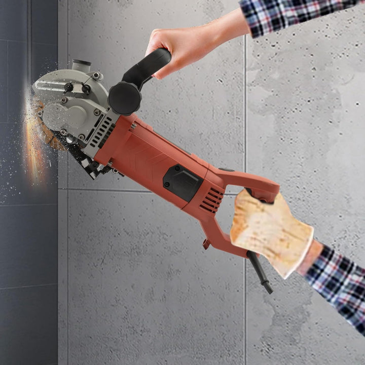 Schlitzmaschine, Elektrische Wandnutenschneidemaschine mit 4800W Kupfermotor für Beton und Ziegel mi