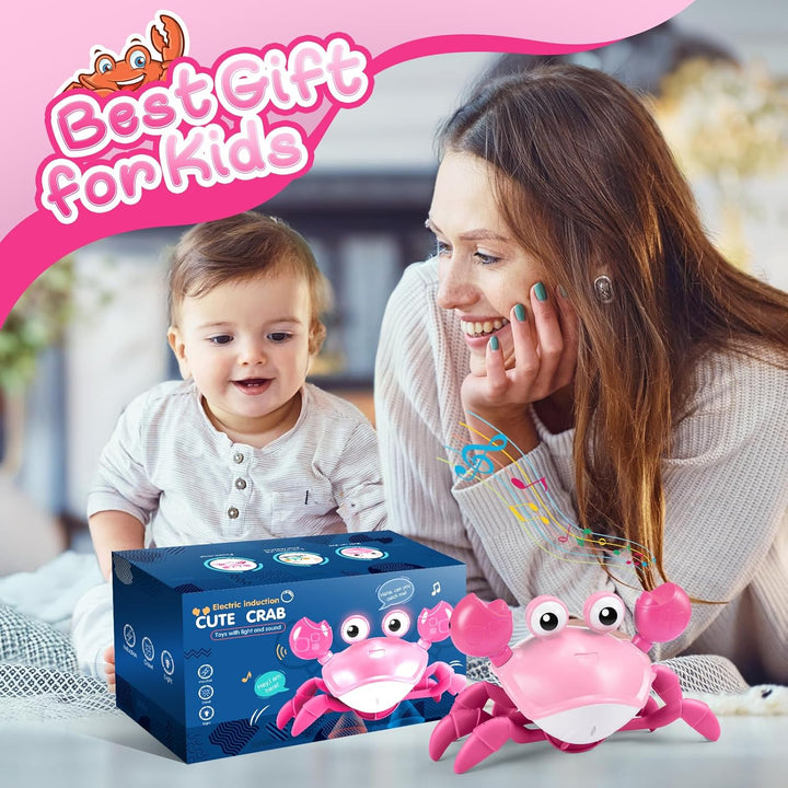 Adeokay Krabbe Baby Spielzeug ab 6 7 8 9 10 Monate, Spielzeug 1 2 3 Jahr Kinderspielzeug ab 1-3 Jahr