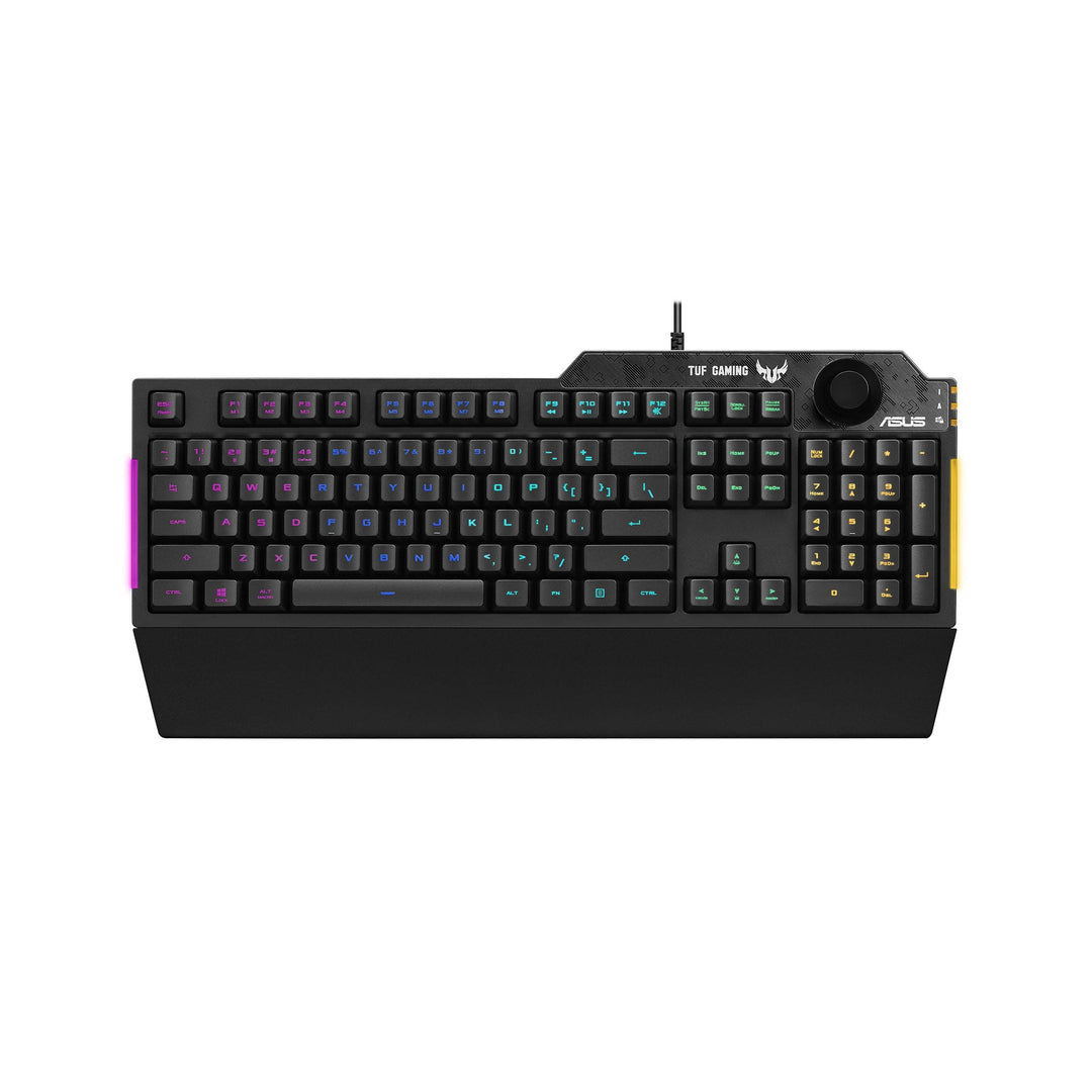 ASUS Tastatur K1 Gaming Keyboard französisches Layout 90MP01X0-BKFA00, Schwarz