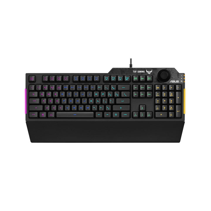 ASUS Tastatur K1 Gaming Keyboard französisches Layout 90MP01X0-BKFA00, Schwarz