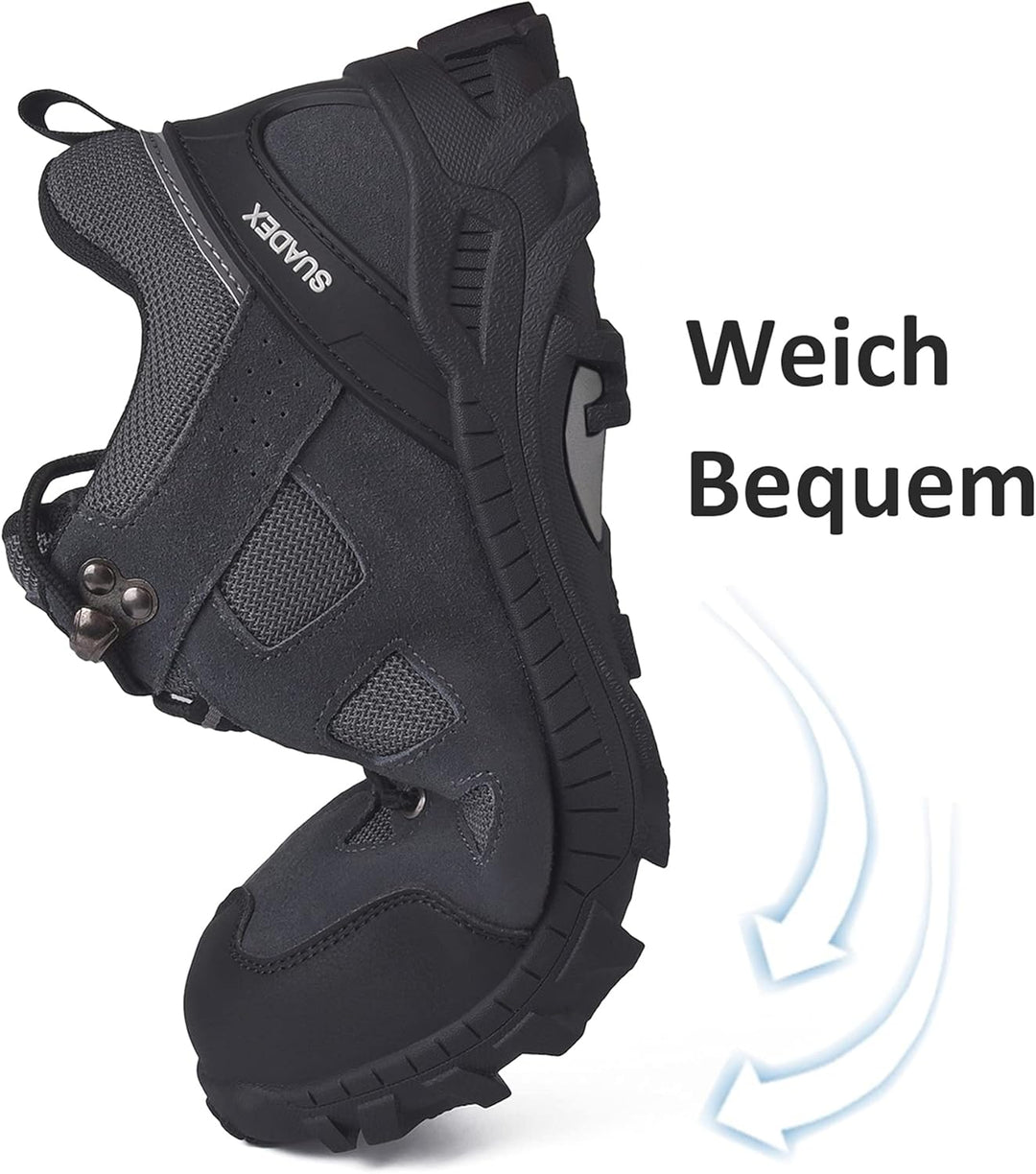 SUADEX Sicherheitsschuhe Arbeitsschuhe Herren Damen Leicht Arbeitsschutzschuhe Stahlkappenschuhe Atm