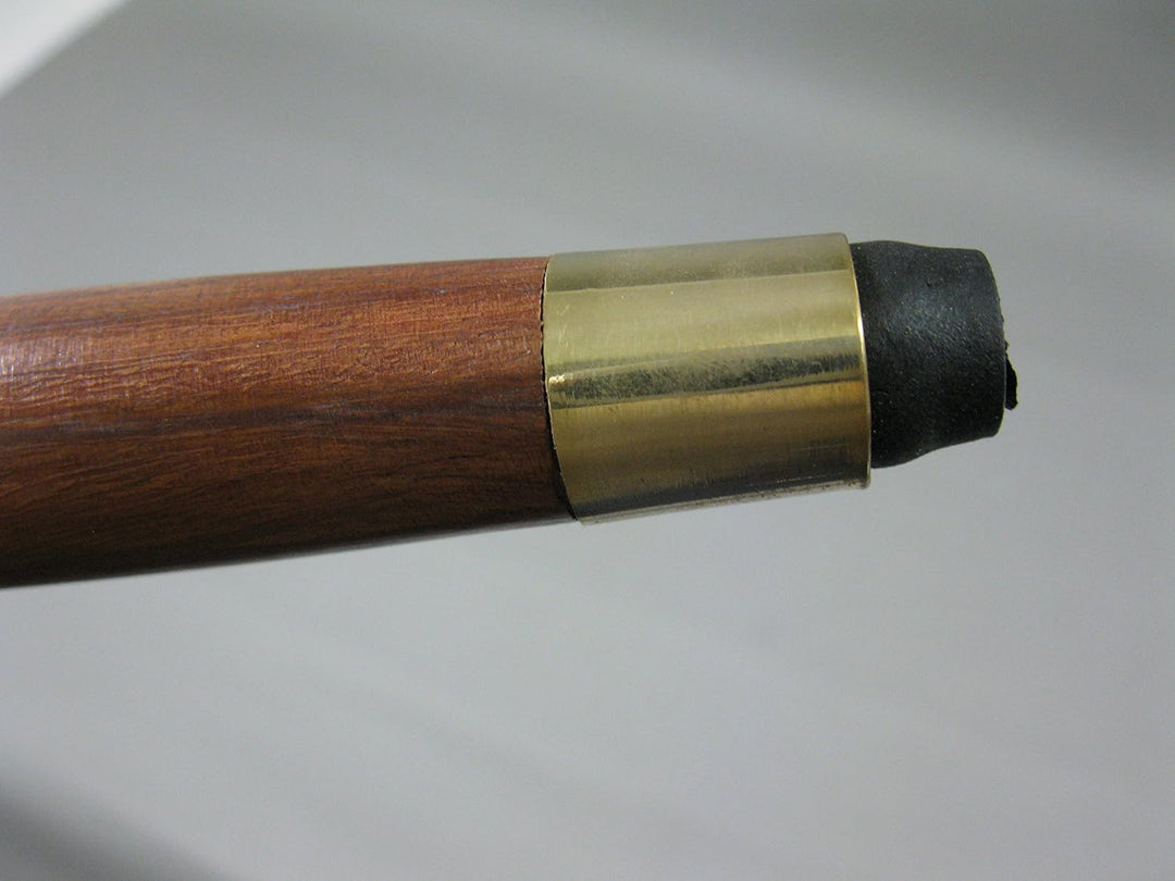 Gehstock Spazierstock Wanderstock Edelholz Messing Knauf Kapitänsstock 95cm M42 Walking Stick