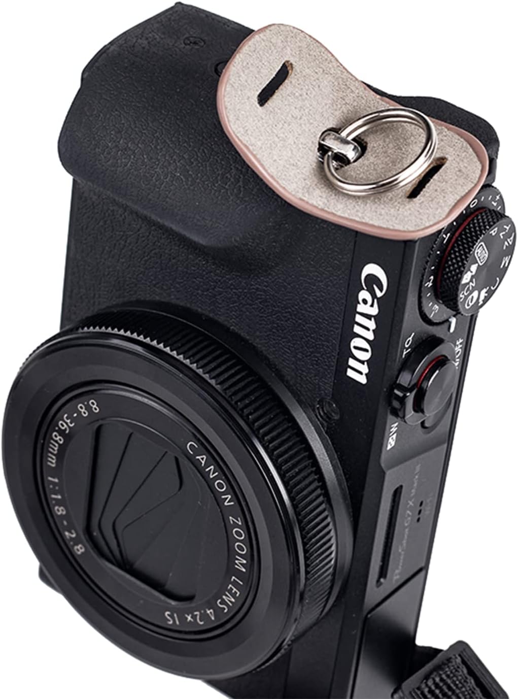 kinokoo G7X /G7X Mark II /G7X Mark III Tasche, PU Leder Kamera Schutzhülle Kompatibel für Canon G7X