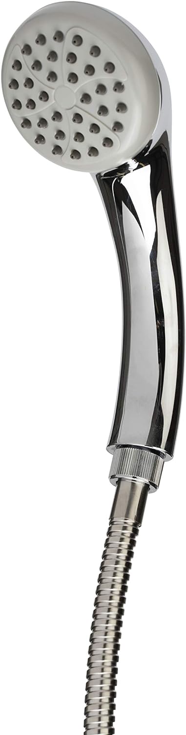 Croydex AB220041 Wannen-Duscharmatur, Chrom, 22,8 x 16,2 x 3,8 cm