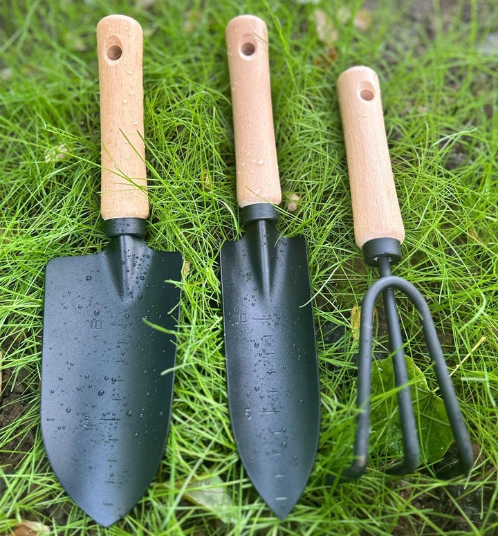 Gartenwerkzeug-Set-Gartenkelle,Gardening Tools Set-Garden Trowel,3 Pcs Gartengeräte-Set Werkzeuge Ge