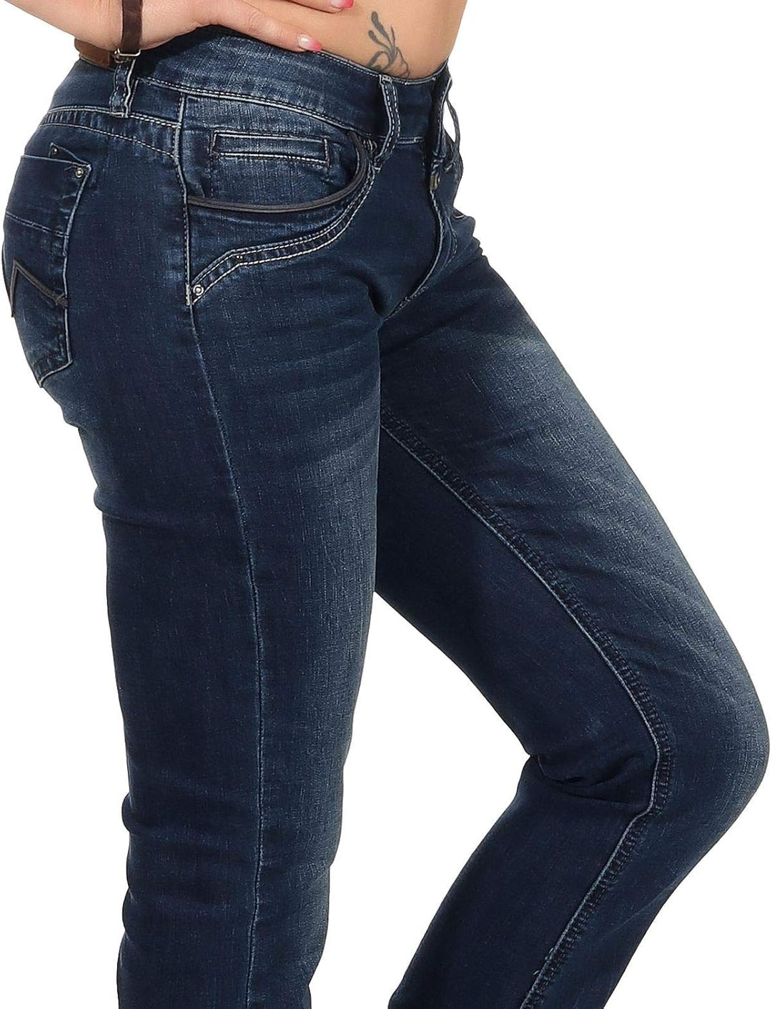 Timezone Damen Slim Tahilatz Jeans 25W / 32L Blau (Blue Royal Wash 3065), 25W / 32L Blau (Blue Royal