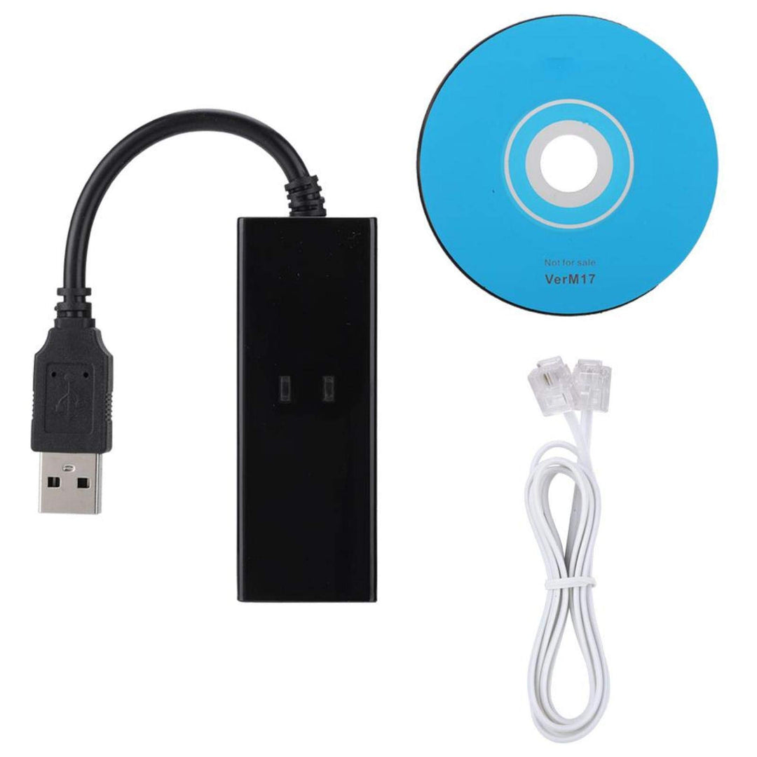 Datenmodem, USB 2.0 V.92 Faxmodem, 56K Externes Modem Unterstützt Anrufer-ID, Für X, Für Vista, Für