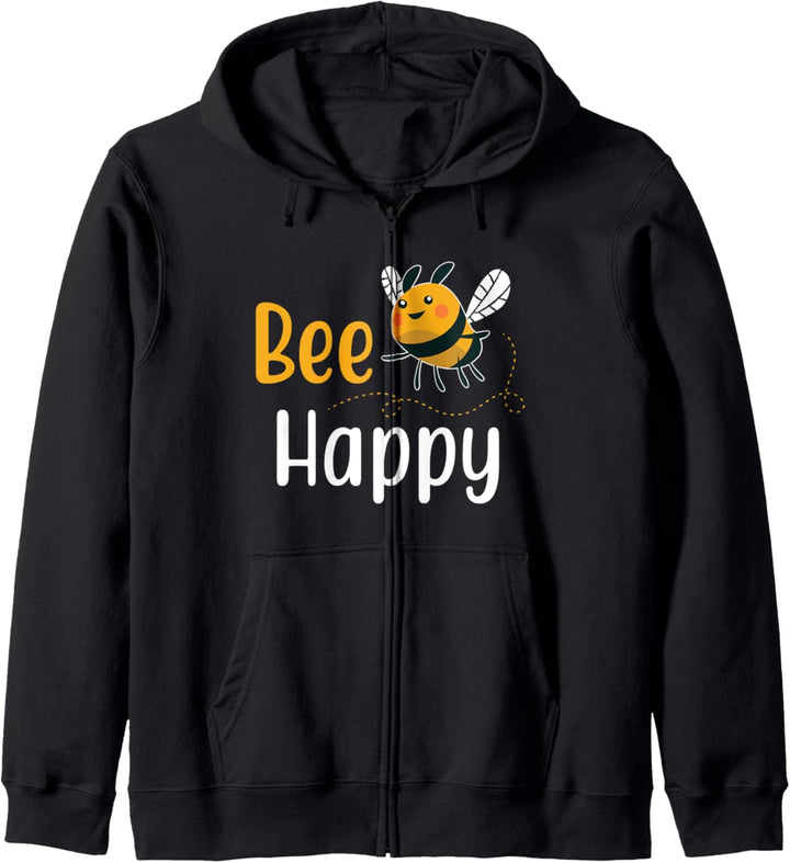 Lustige Imker Bee Happy Honig Biene Imkerei Kapuzenjacke