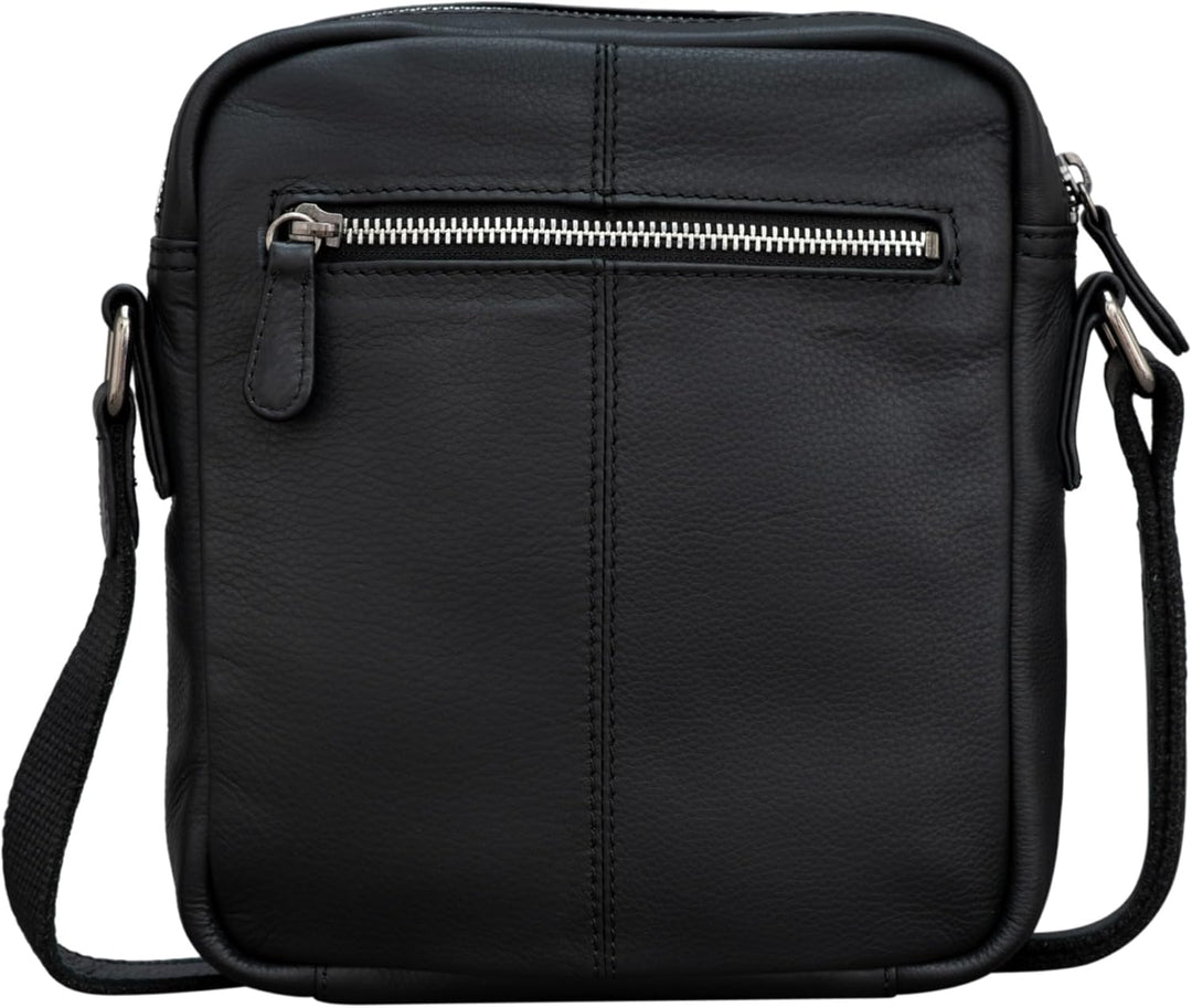 STILORD 'Kennedy' Kleine Umhängetasche Echtleder Vintage Messenger Bag Ledertasche für 8,4 Zoll Tabl
