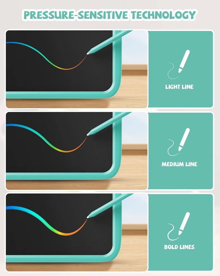 10-Zoll-LCD-Schreibblock, elektronisches digitales Schreiben und Farbbildschirm-Graffiti-Brett, Gesc