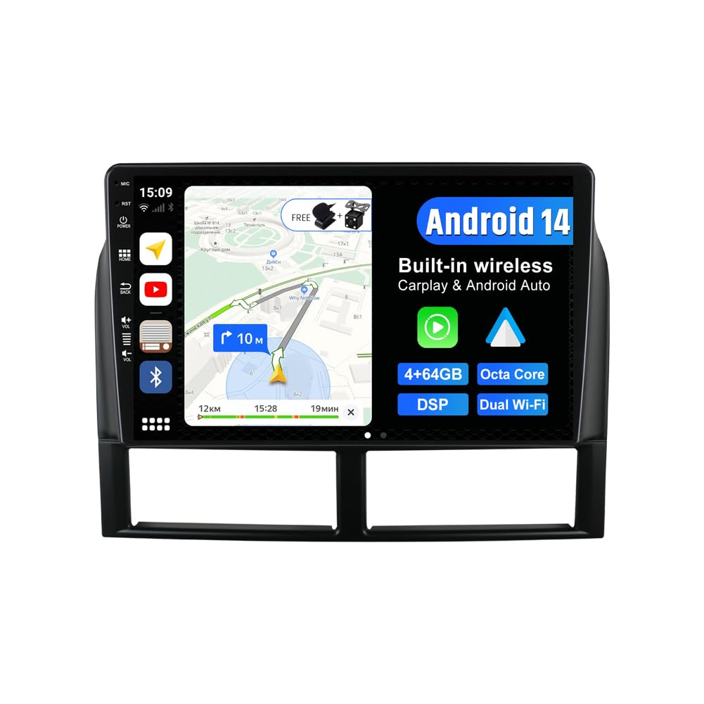 JOYX Android 13 IPS Autoradio Passt für Jeep Grand Cherokee WJ (1998-2004) - 4G+64G - Eingebaut DSP/